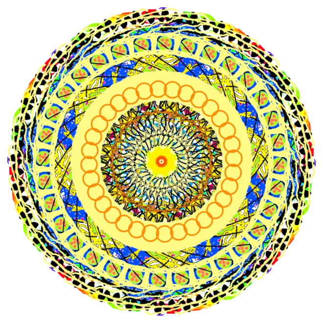Woven Sunlight gold warmth mandala texture designed for custom products at Mandalafy